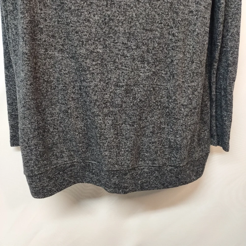 Express Women's Gray Black Cowl Neck Sweater Size L_6